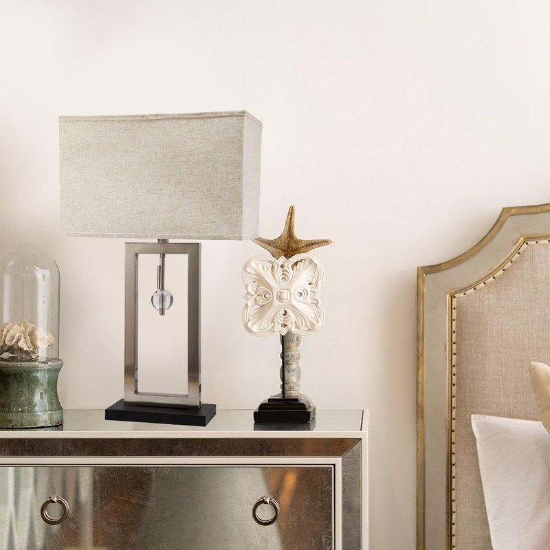 Lampe de table 10 "avec Oulet Schram, Argent