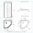 40'' W 75'' H Semi-Frameless Neo-angle Reversible Shower Kit