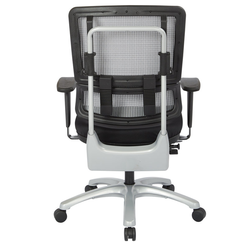 Pro-Line II Polyester Blend Task Chair, Dove Black, Silver