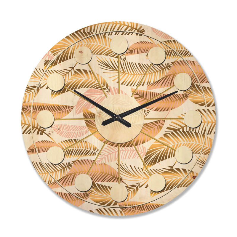 Horloge murale Mid-Century, Très grand
