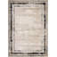 Tapis intérieur lavable moderne à bord délavé, tapis à poils courts avec surface résistante aux taches, envers antidérapant et facile à nettoyer pour le salon, la chambre à coucher, le bureau personnel et l'entrée-24962958