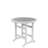 Garden Table,Square Outdoor Dining Table(Only Table)
