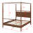 Solid Wood Canopy Bed Frame Four Posters Bed-655764483