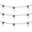100FT RGB Outdoor String Lights Waterproof Patio Lights with APP Control
