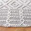 Tapis gris / ivoire Stroudsburg tissé à la main-565396250