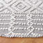 Tapis gris / ivoire Stroudsburg tissé à la main-565396251