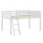 Obryan Twin Size Wood Low Loft Bed with Ladder-1431013194