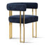 Ensemble de salle à manger 5 pièces l 52 po avec chaises en chenille-56872226