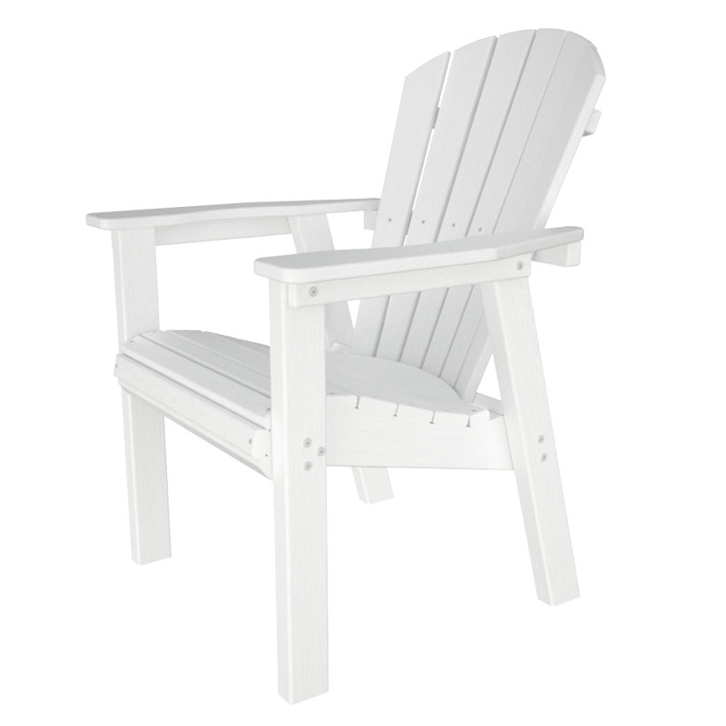 Chaise de salle à manger POLYWOOD Seashell, Blanc