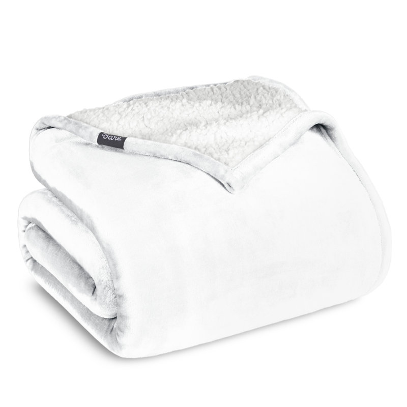 Couverture Sherpa, Très grand, Blanc