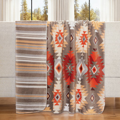 Wrangler Canyon Rock Double Sided Plush Throw