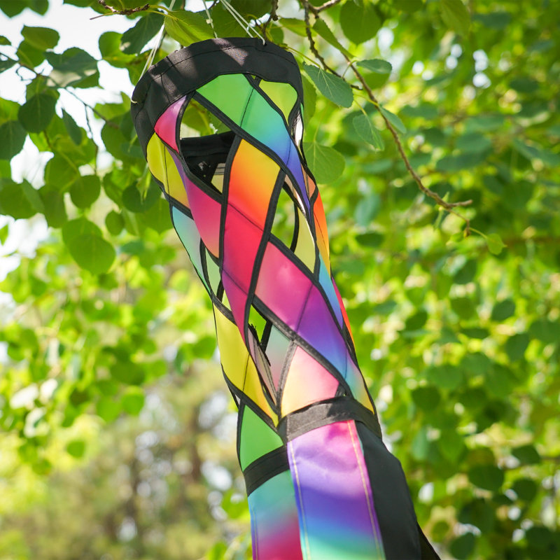 Jewel Diagonal Weave 40" Colorful Polyester Windsock