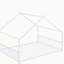 Lit double pleine grandeur en métal, blanc-615362860-615362861