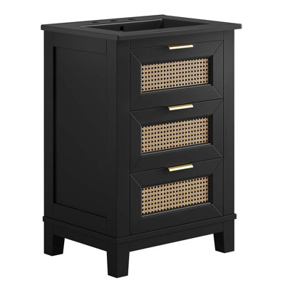 Modway 24'' Free Standing Single Bathroom Vanity with Ceramic Top