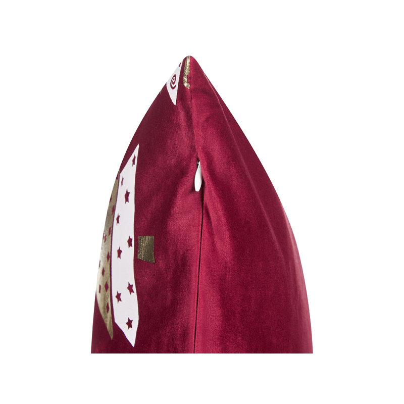 Krista Square Throw Cushion, Red