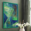 «Geometric in Cool VII», reproduction encadrée - bois massif-2045170656-2045170664