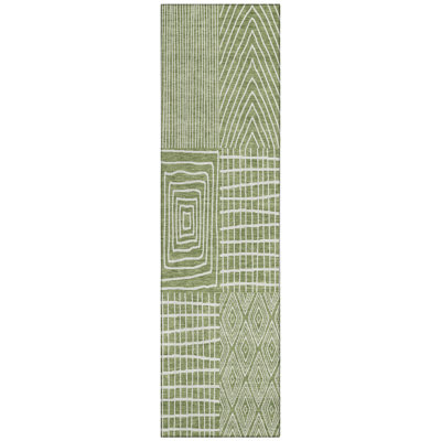 Owen Green Washable Indoor-Outdoor Rug - 