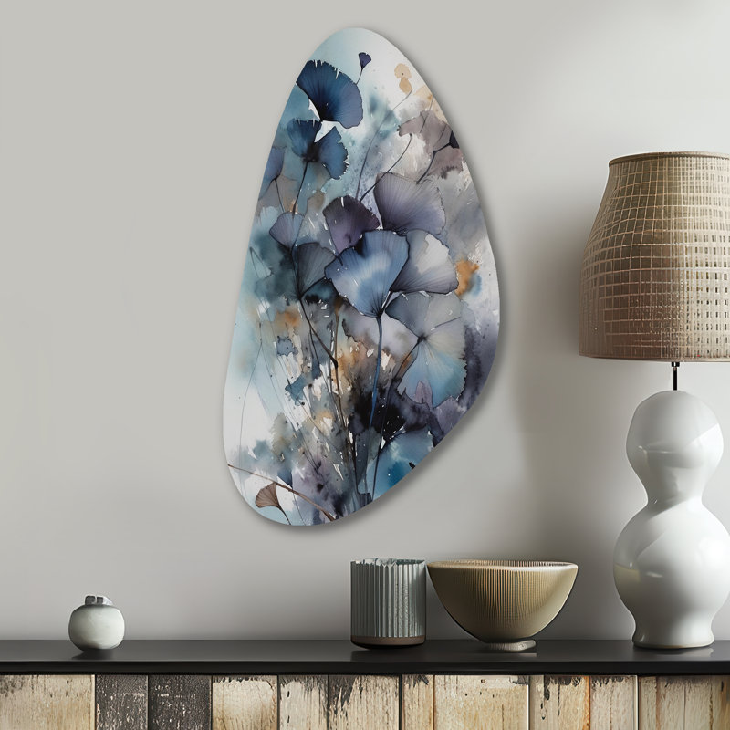 Gebhart - Unique Shape Bouquet Art mural en métal, sculpture murale asymétrique en métal, H 31 po x l 17 po