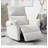 270° Power Swivel Rocker Recliner Chair for Adults, Swivel Rocking Recliner Chair,Electric Small Recliners for Small Spaces, Single Sofa Recliner