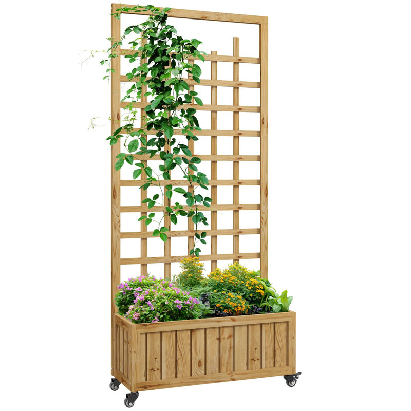 Gezana Wood Raised Garden Bed