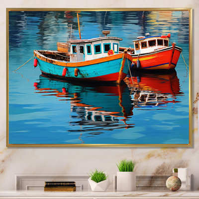 Bateau de pêche Melody II - transport, art mural, salon