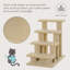Escalier pour chat 25 po 4 niveaux