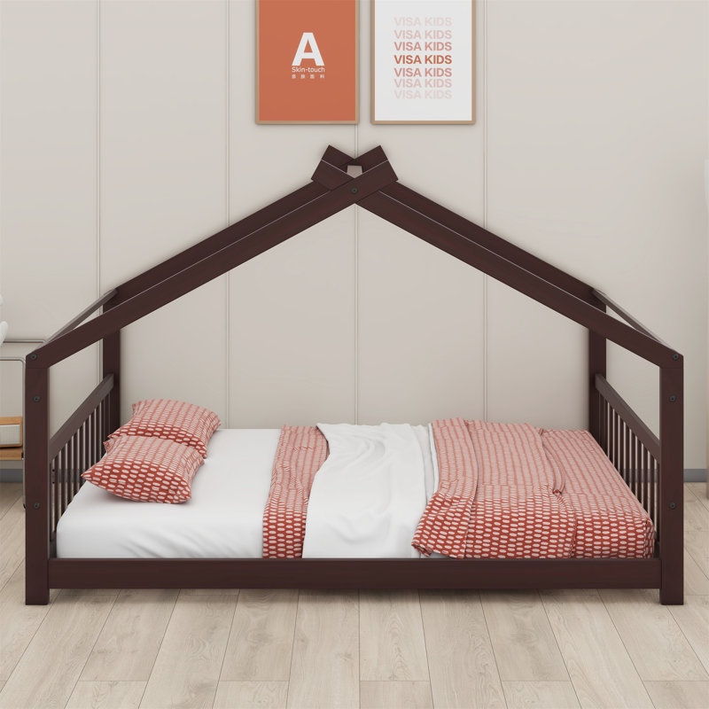Lit en bois House House, Espresso