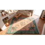 Chinese Art Deco Ivory Room Size Rectangle 1920s Wool Antique Knotted Rug
