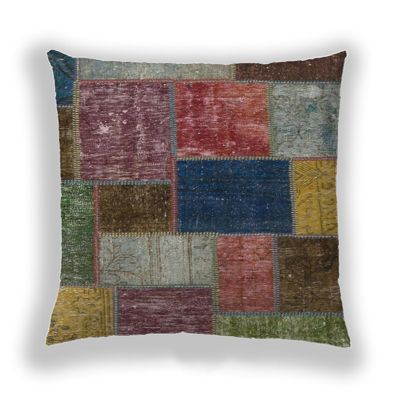 Coussin décoratif abstrait 1192, Microsuède