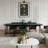 Simple rectangular solid wood dining table-110359119