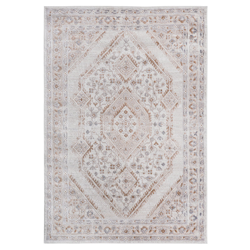 Crème / tapis sans perte de poils 5 x 7, teinture, costumes salon chambre à manger, bureau à domicile, décoration de tapis 5 x 7 po, sans perte de poils, espace
