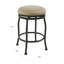 Tabouret de comptoir pivotant 24 po Nicki-703530661