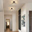 Kosuna Crystal Semi Flush Mount