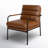 Keeley 23.5" W Top Grain Leather Armchair-1674906493