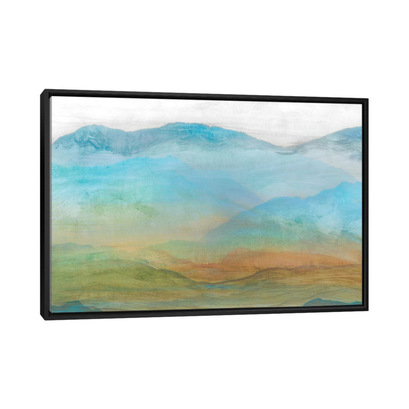 « panorama i », impression sur toile, H 18 po x l 26 po x P 1,5 po, Toile avec cadre noir, Pas de tapis
