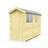 4ft x 9ft Apex Shed - Single Door with Windows