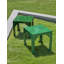 Malachite Solid Wood End Table
