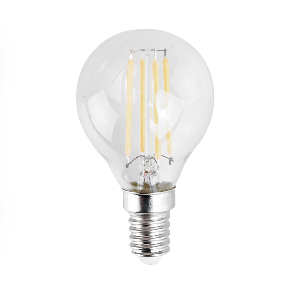 Ahmari 4W E14 LED Globe Light Bulb Amber