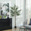 HOMCOM Indoor Artificial Plant, Faux Potted Silk Olive Tree, 180cm