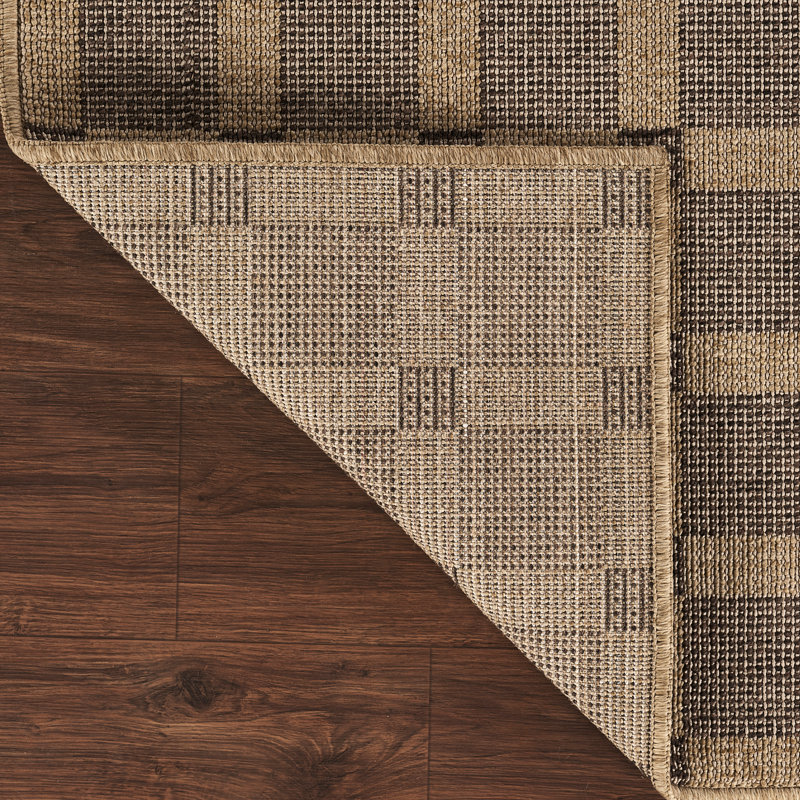 Abani Rugs Teagon SAG140A Checkered Pattern Indoor Area Rug, 7'9" x 10'2"