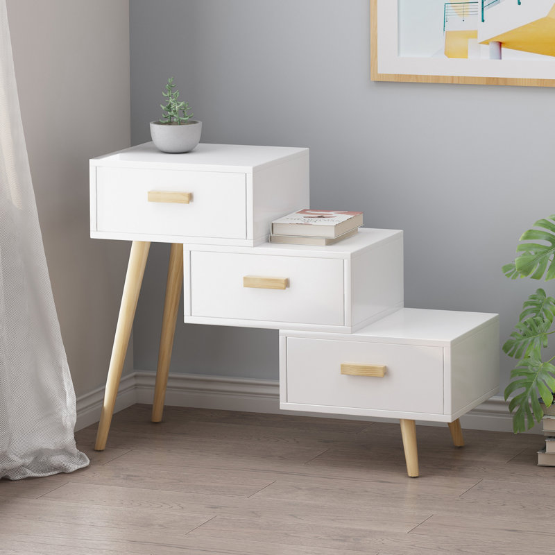Armoire d'escalier moderne à 3 tiroirs