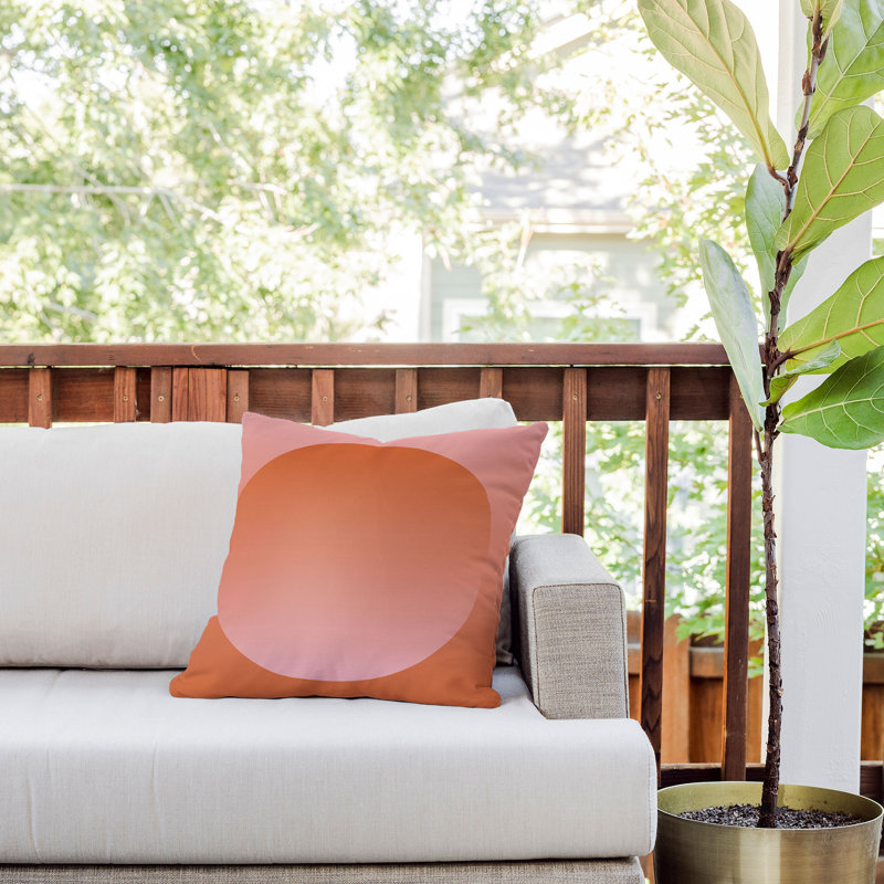 Coussin décoratif intérieur / extérieur en polyester , 18 po x 18 po
