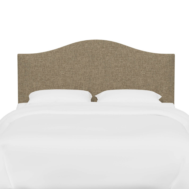 Tête de lit tapissier Hermosa, Lin naturel texturé Zuma, Complète