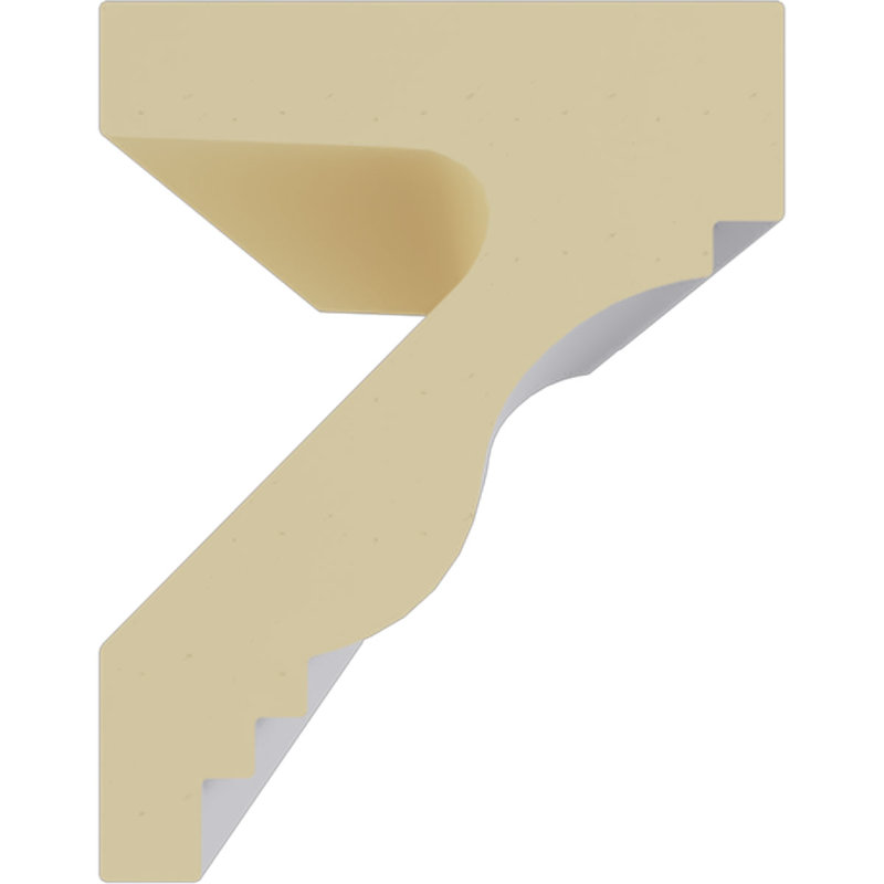 Primed White Polyurethane Crown Moulding for Ceilings