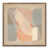 Brown Canvas Floater Framed