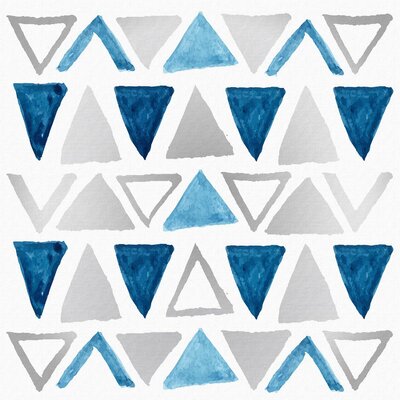 Triangle Fun' Painting Print on Wrapped Canvas -  Marmont Hill, MH-CUSCOLOR-01-C-18