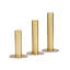 Ensemble de chandelles de table en acier inoxydable 3 pièces Kage-2052352069