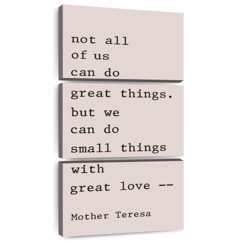 Citation de Mère Teresa
