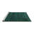 Abstract 4787 Turquoise Machine Washable Area Rugs-48711268