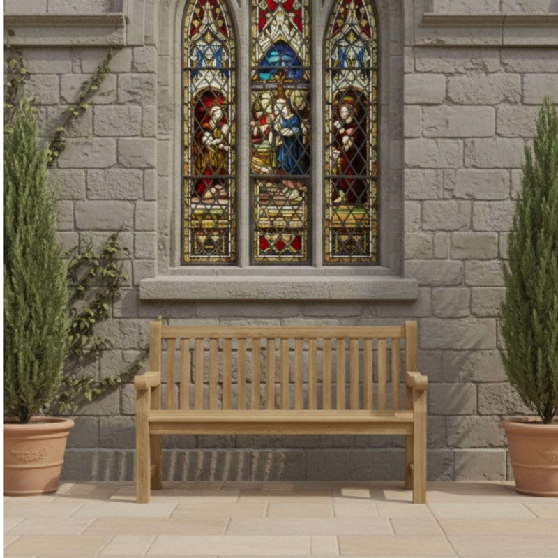 Devonshire Teak Garden Bench, 3